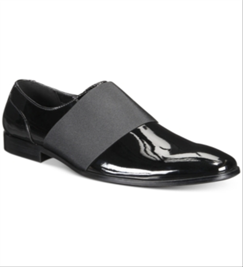 INC International Concepts Men's Kain Patent Loafers Black