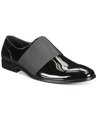 INC International Concepts Men's Kain Patent Loafers Black