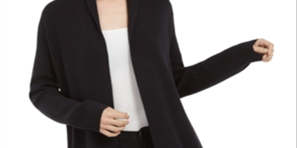 INC International Concepts Women's Duster Cardigan Black Size X-Large