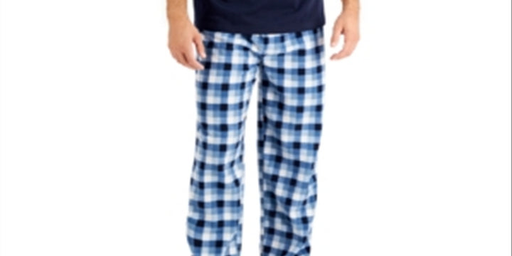 Club Room Men's Pajama Set Blue Size Medium