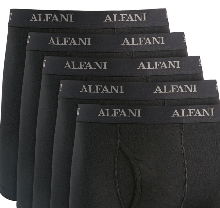 Alfani Men's 5 Pk Boxer Briefs Black Size Small