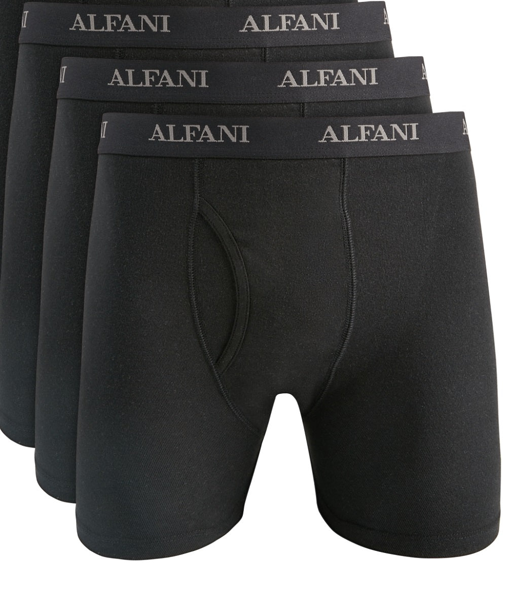 Alfani Men's 5 Pk Boxer Briefs Black Size Small