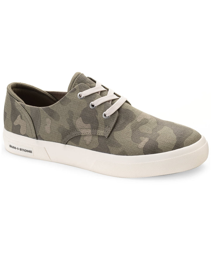 Sun + Stone Men's Kiva Lace Up Core Sneakers Green