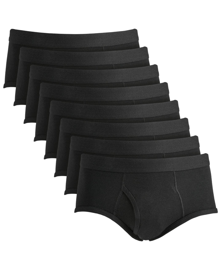 Club Room Men's Briefs 8 Pack Black Size X-Large