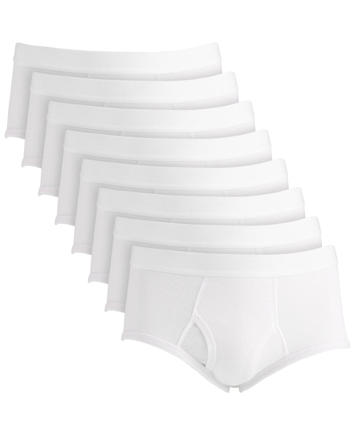 Club Room Men's Briefs 8 Pack White Size Medium