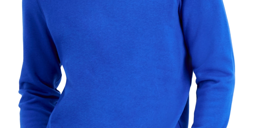 ID Ideology Men's Fleece Pullover Crewneck Sweatshirt Blue Size XX-Large