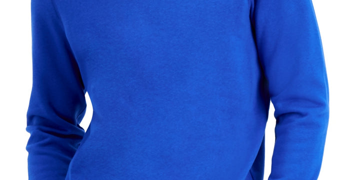 ID Ideology Men's Fleece Pullover Crewneck Sweatshirt Blue Size XX-Large
