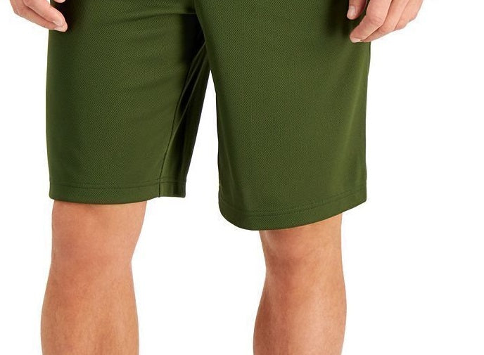 ID Ideology Men's Mesh Break Shorts Green Size Medium