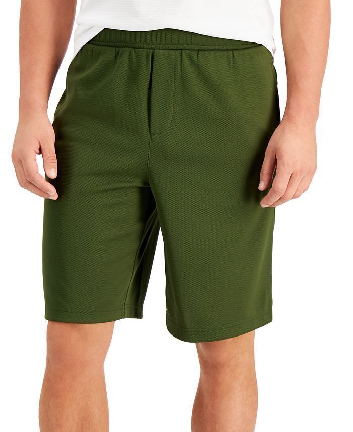 ID Ideology Men's Mesh Break Shorts Green Size Medium