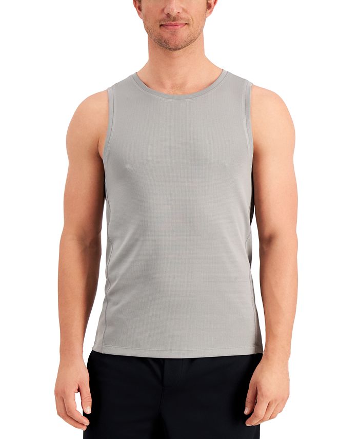 ID Ideology Men's Perform Tank Moisture Wicking Running Tank Gray Size XX-Large