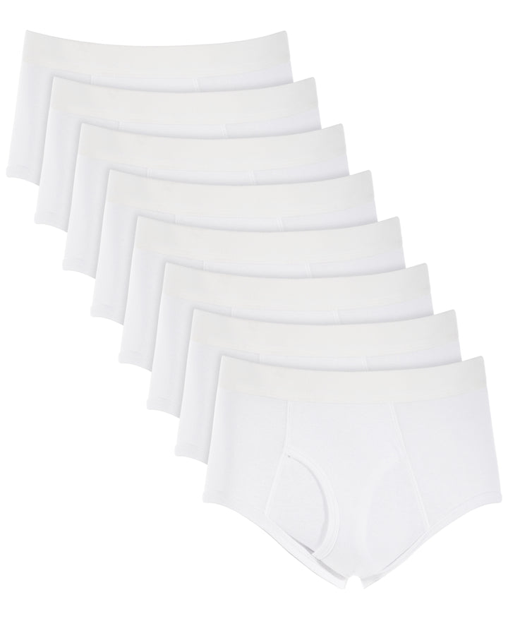 Club Room Men's Briefs 8 Pack White Size Medium