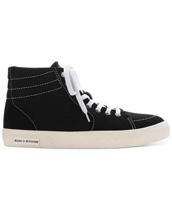 Sun + Stone Men's Jett High Top Sneakers Black Size 10 M