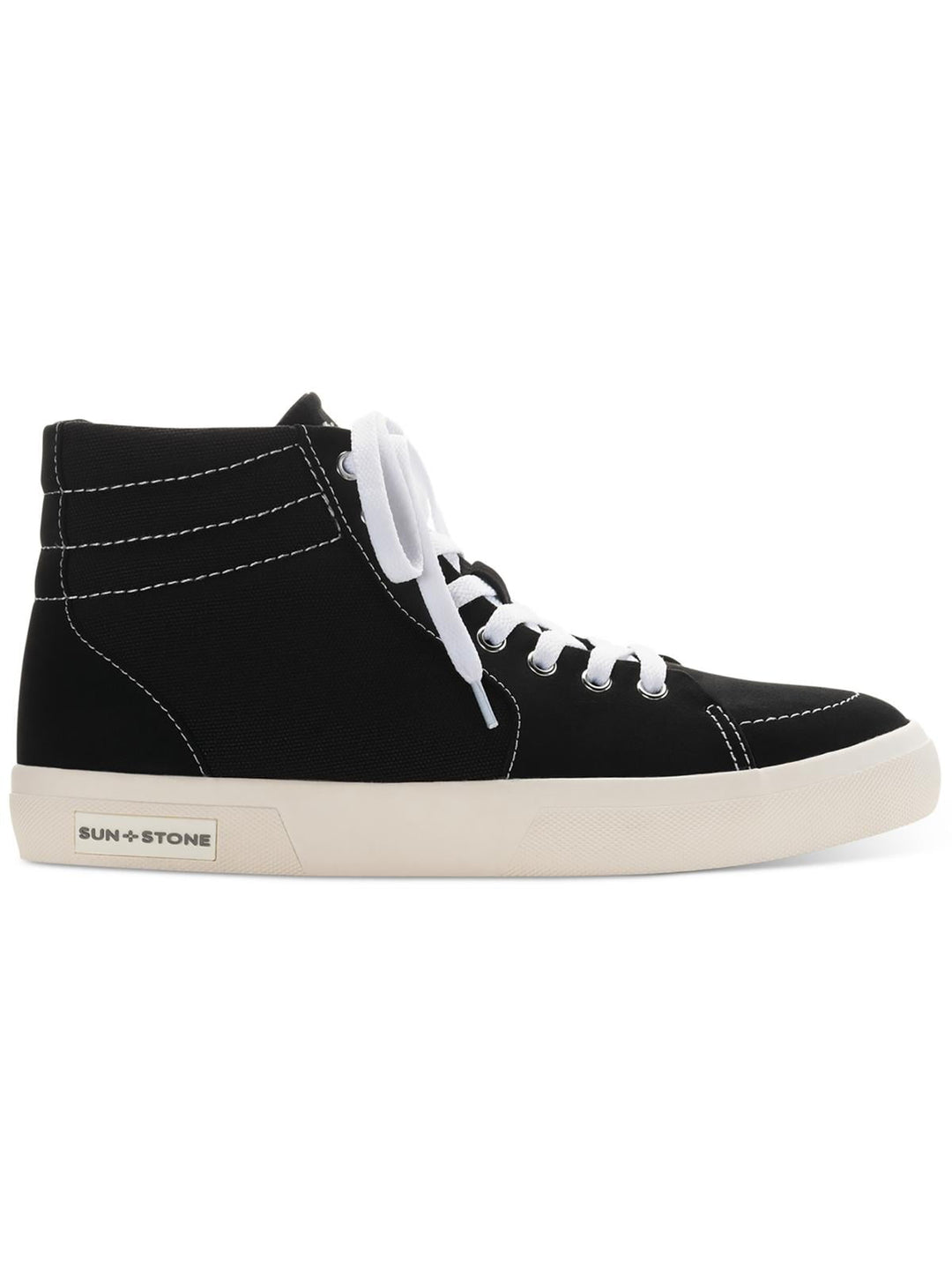 Sun + Stone Men's Jett High Top Sneakers Black