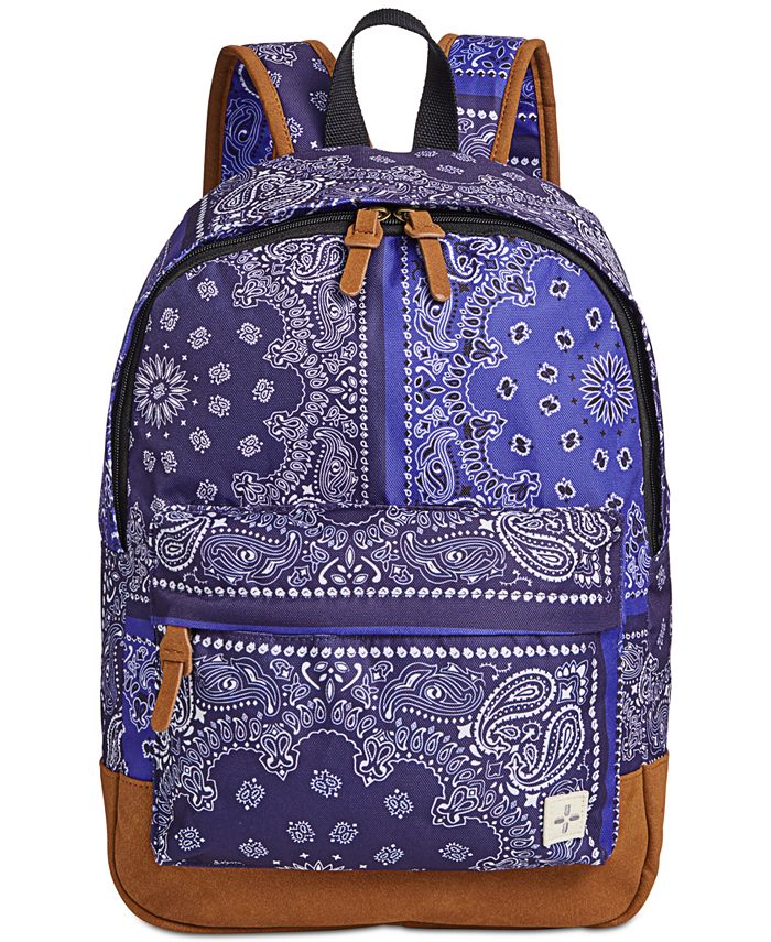 Sun + Stone Men's Riley Bandana Backpack Blue Size Regular