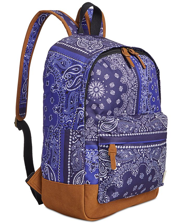 Sun + Stone Men's Riley Bandana Backpack Blue Size Regular