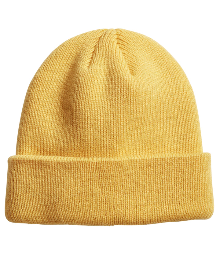 Club Room Men's Solid Beanie Yellow Size Regular