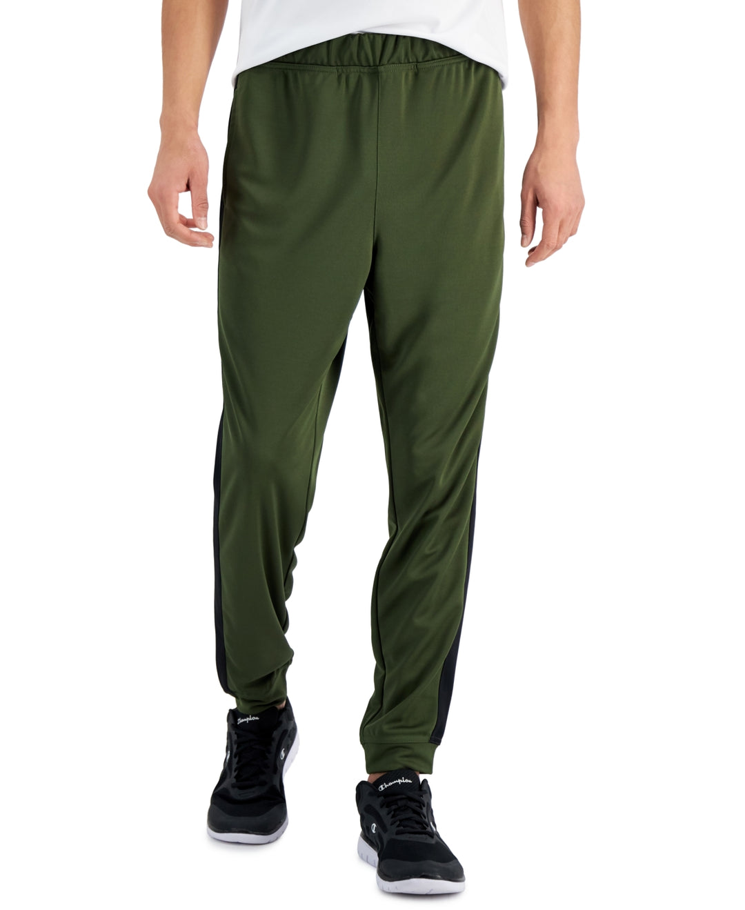 Id Ideology Men's Knit Moisture Wicking Joggers Green Size S