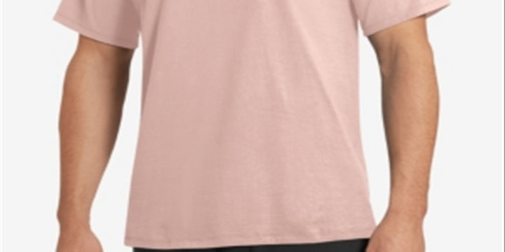 Champion Men's Cotton Jersey T-Shirt Pink Size XX-Large