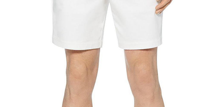 Original Penguin Men's Slim Fit Soft Stretch 8 Shorts White Size 31