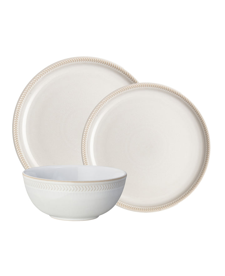 Denby Natural Canvas 12Pc Coupe Set White