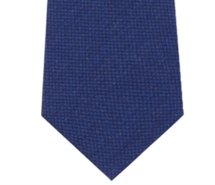 DKNY Men's Micro Texture Skinny Slim Silk Neck Tie Blue Size Regular