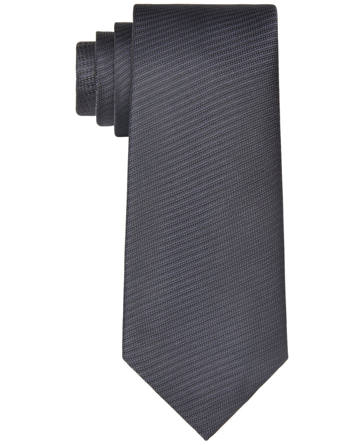 Michael Kors Men's Eli Neck Tie Black Charcoal One Size