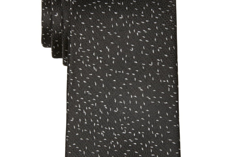 Calvin Klein Men's Flecked Tie Black One Size