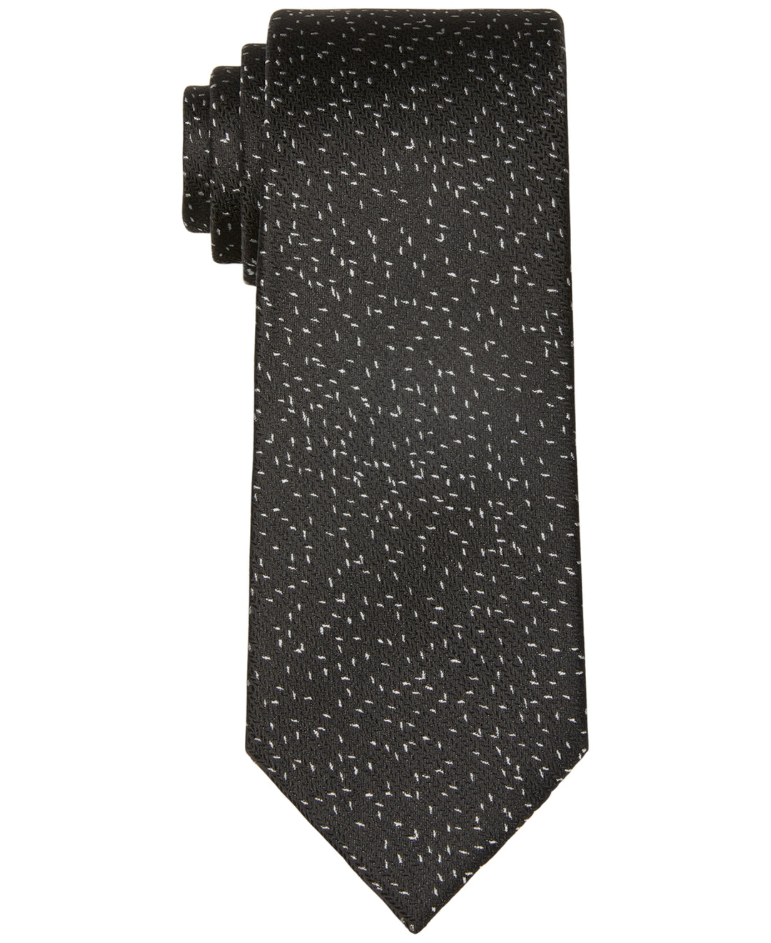 Calvin Klein Men's Flecked Tie Black One Size