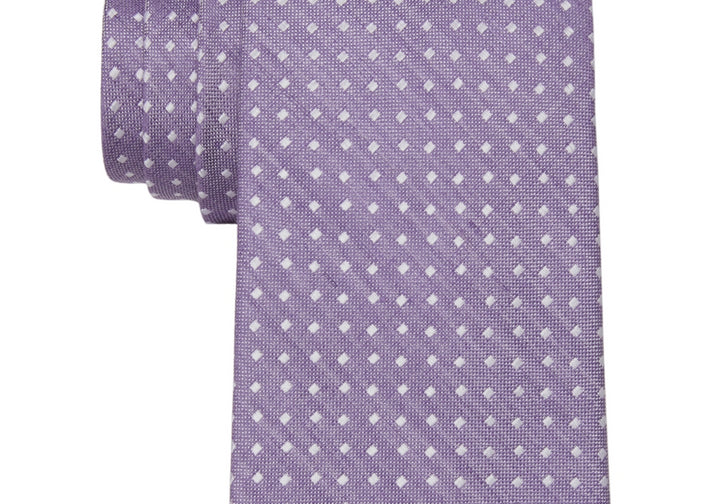 Michael Kors Men's Simple Small-Square Tie Purple One Size