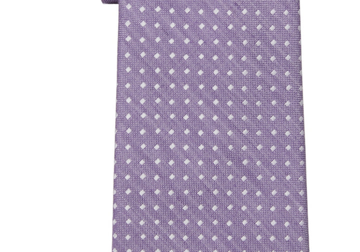 Michael Kors Men's Simple Small-Square Tie Purple One Size