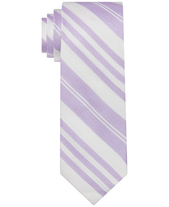 Tommy Hilfiger Men's Sullivan Multi Stripe Tie Purple Size Regular