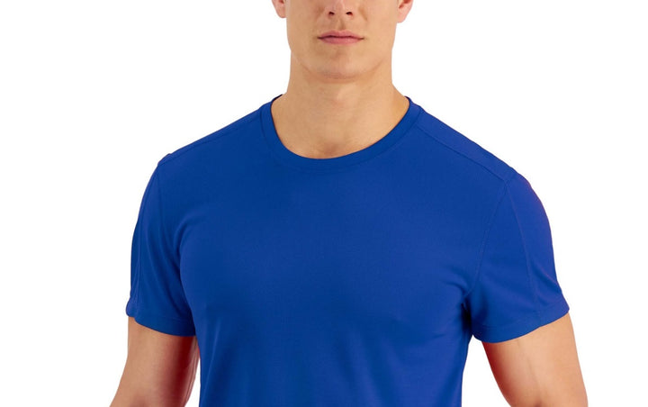 ID Ideology Men's Birdseye Training T Shirt Blue Size 44