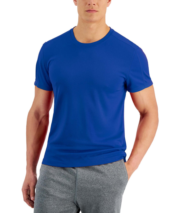 ID Ideology Men's Birdseye Training T Shirt Blue Size 44