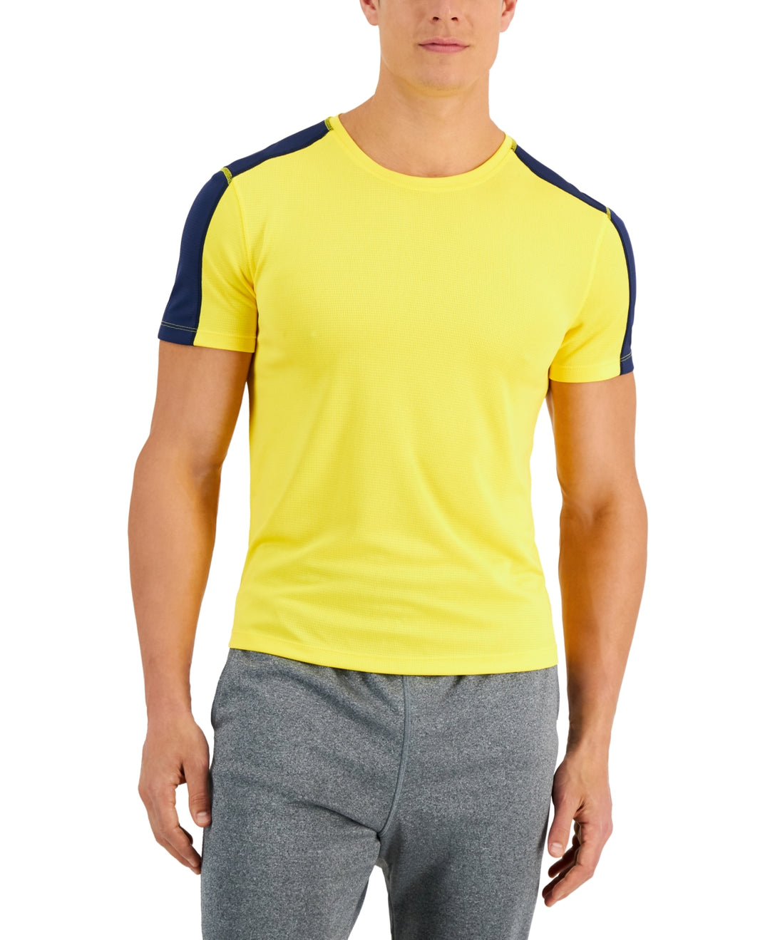 Id Ideology Men's Birdseye Training T-Shirt Yellow Size 3XB