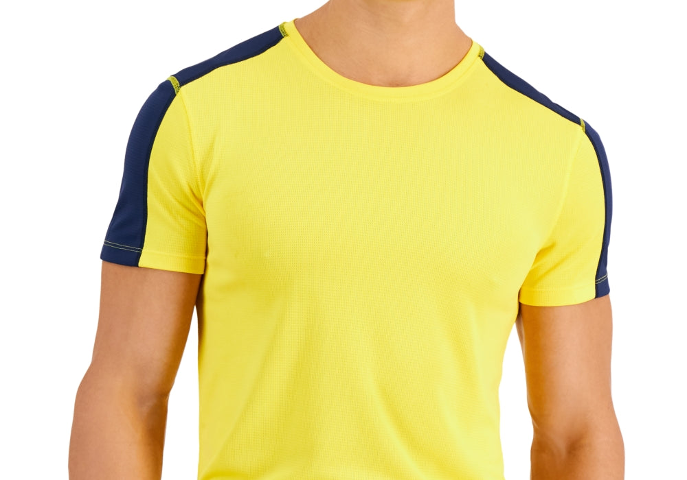 Id Ideology Men's Birdseye Training T-Shirt Yellow Size 3XLT