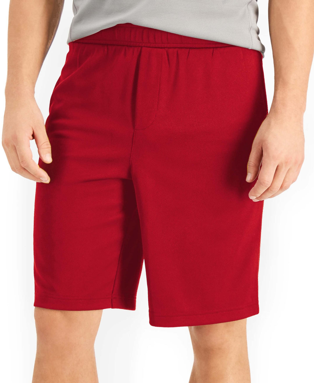 ID Ideology Men's Mesh Break Shorts Red Size X-Large