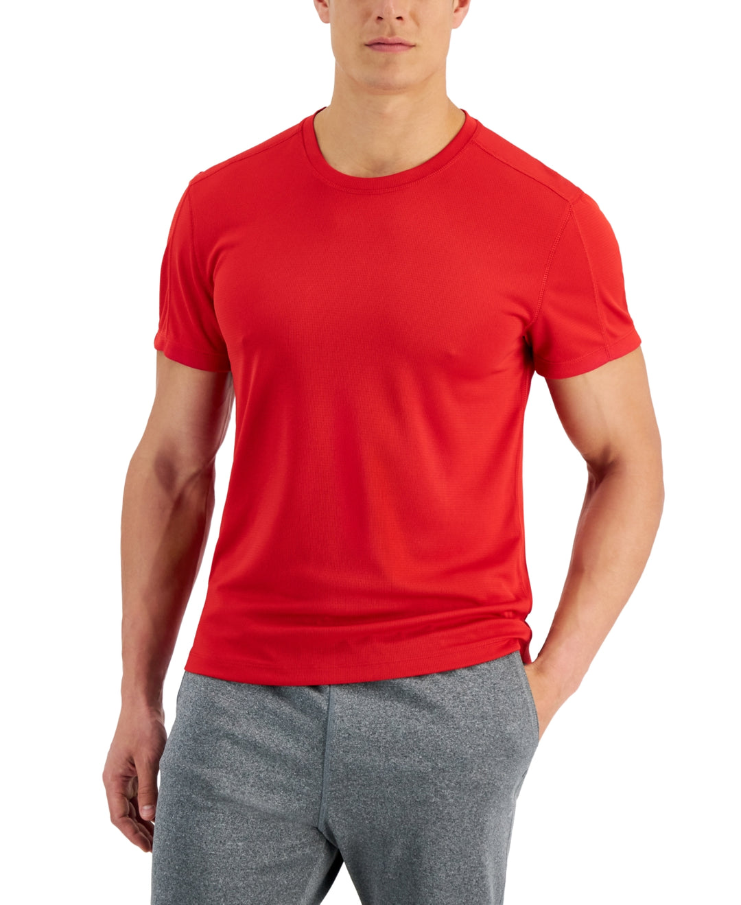 ID Ideology Men's Birdseye Training T-Shirt Red Size Small