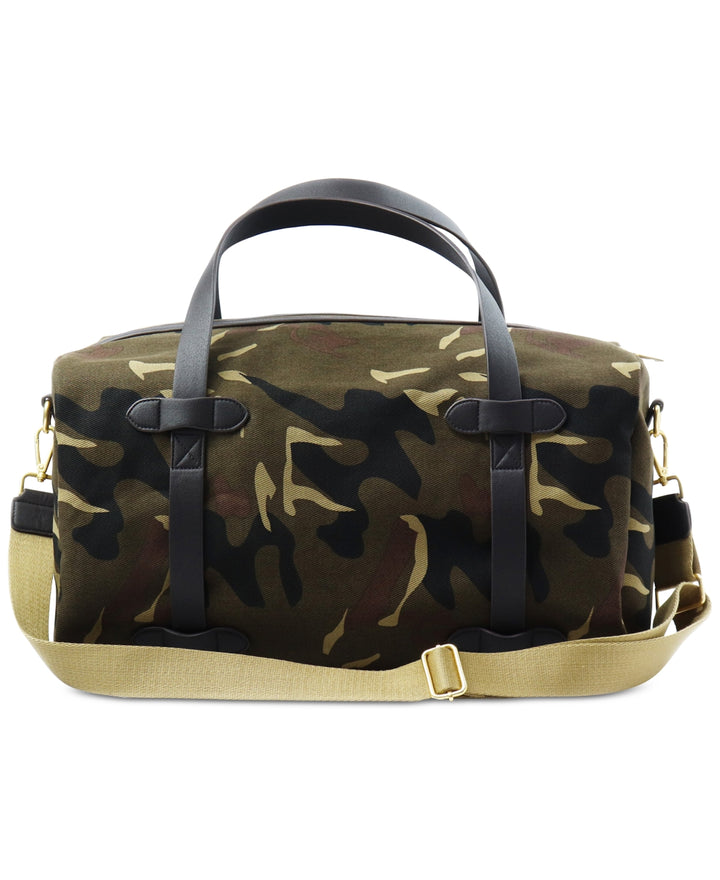 Club Room Men's Canvas Camouflage Duffle Bag Green Size Regular