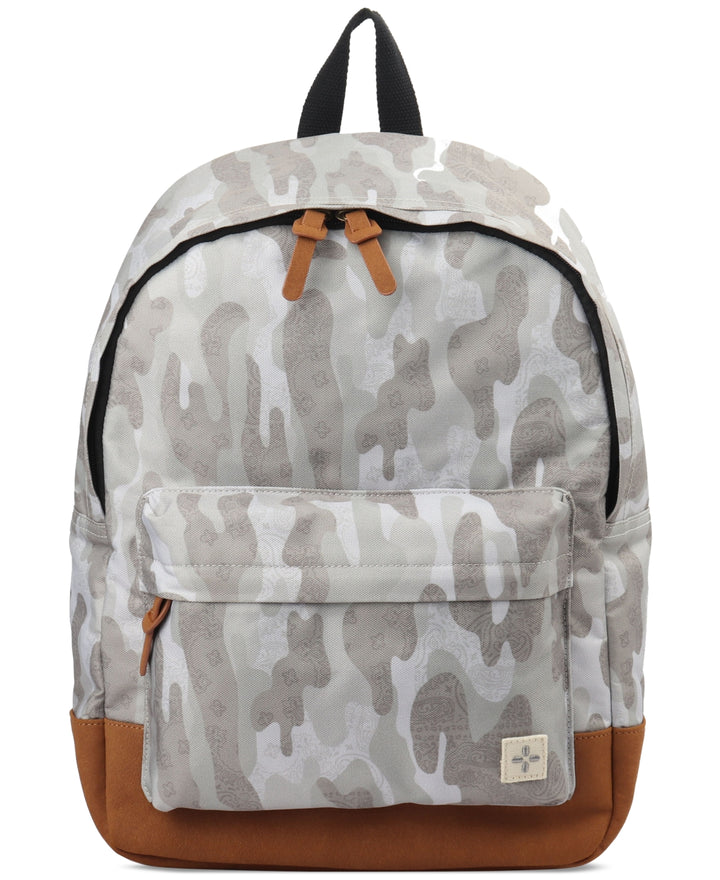 Sun + Stone Men's Riley Canvas Camouflage Backpack Beige Size Regular