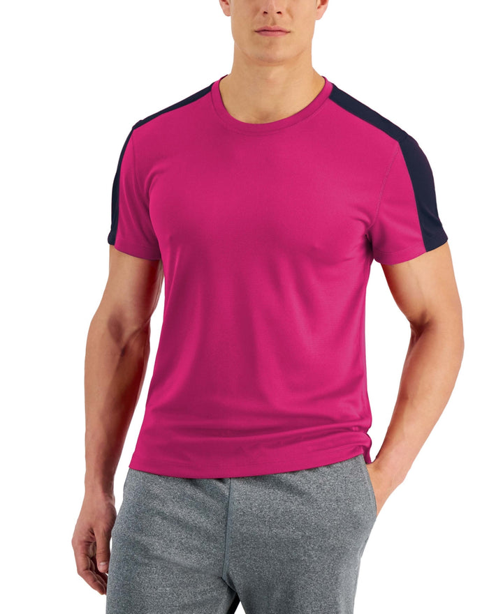 Ideology Mens Big & Tall Moisture-Wicking Crewneck Shirts & Tops Pink Size TBD