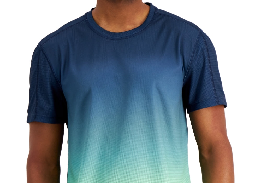 Id Ideology Men's Ombre T-Shirt Blue Size TBD