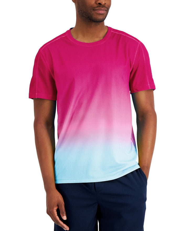 Id Ideology Men's Ombre T-Shirt Pink Size TBD