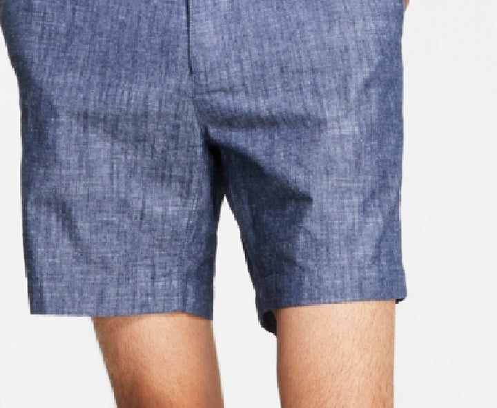 INC International Concepts Men's Chambray Shorts Blue Size 36