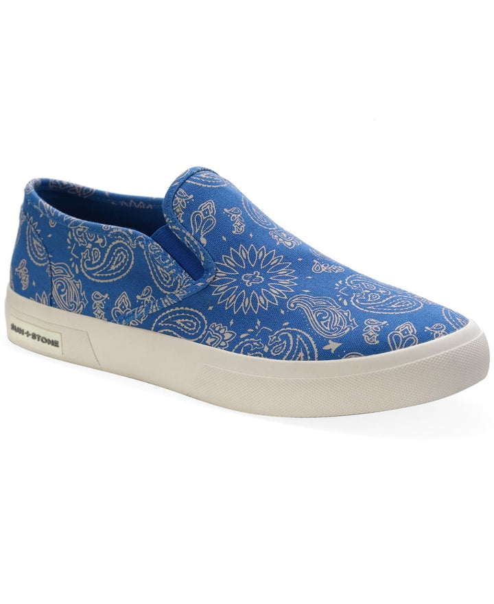 Sun + Stone Men's Reins Slip On Sneaker Blue