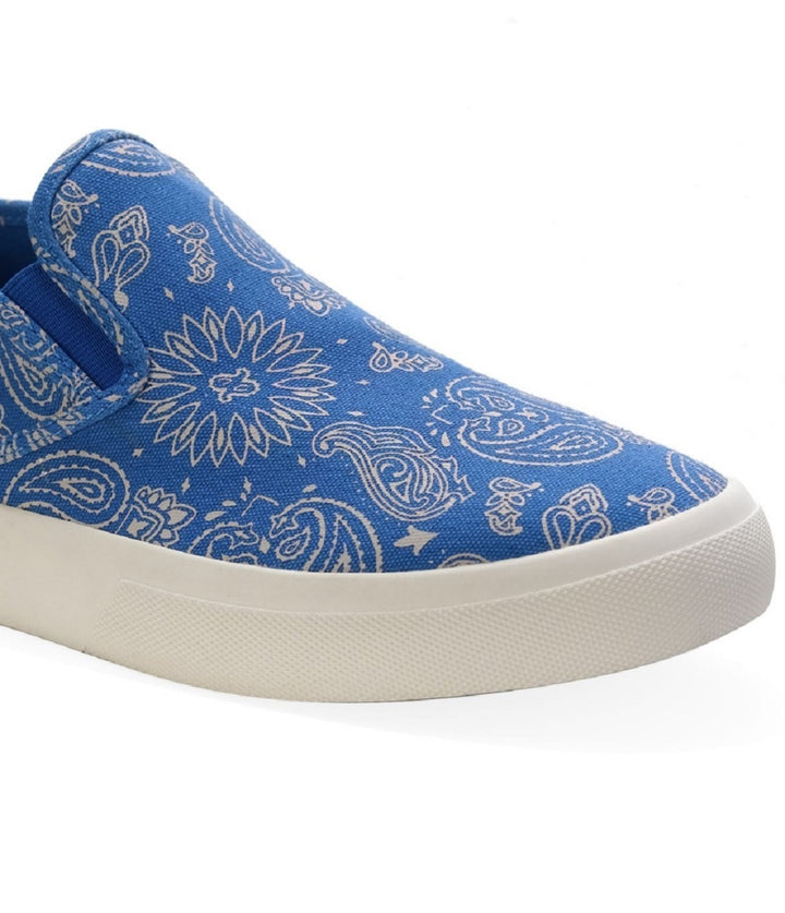 Sun + Stone Men's Reins Slip On Sneaker Shoes Blue