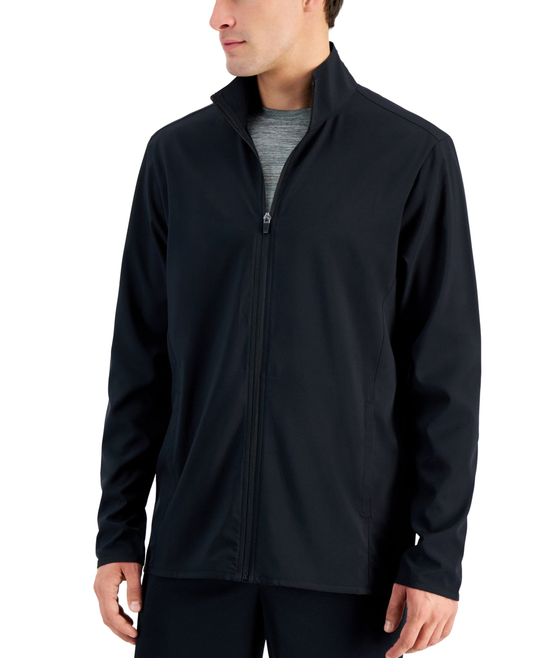 Id Ideology Men's Moisture-Wicking Full-Zip Jacket Black Size 3XLT