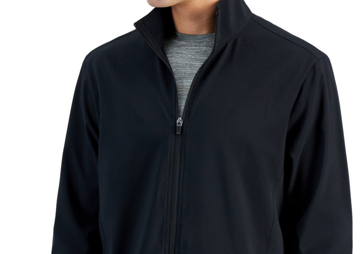 Id Ideology Men's Moisture-Wicking Full-Zip Jacket Black Size 3XLT