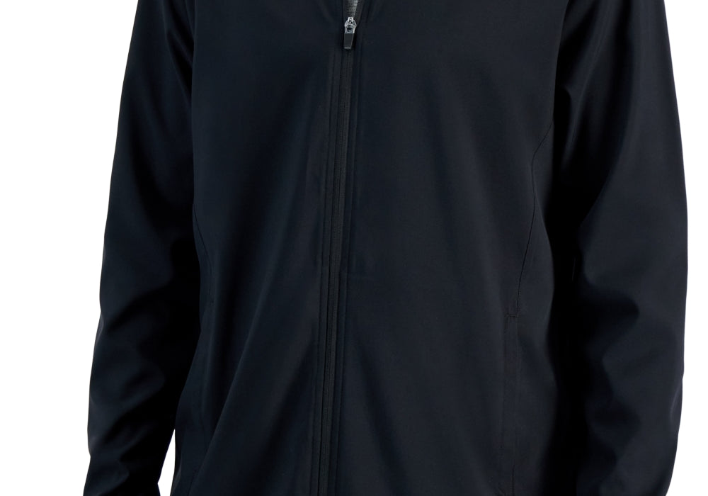 Id Ideology Men's Moisture-Wicking Full-Zip Jacket Black Size 3XLT