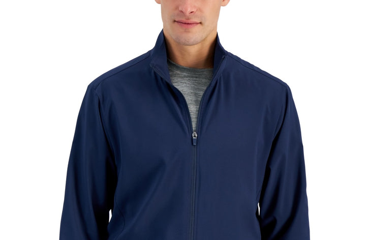 ID Ideology Men's Moisture Wicking Full Zip Jacket Blue Size XX-Large