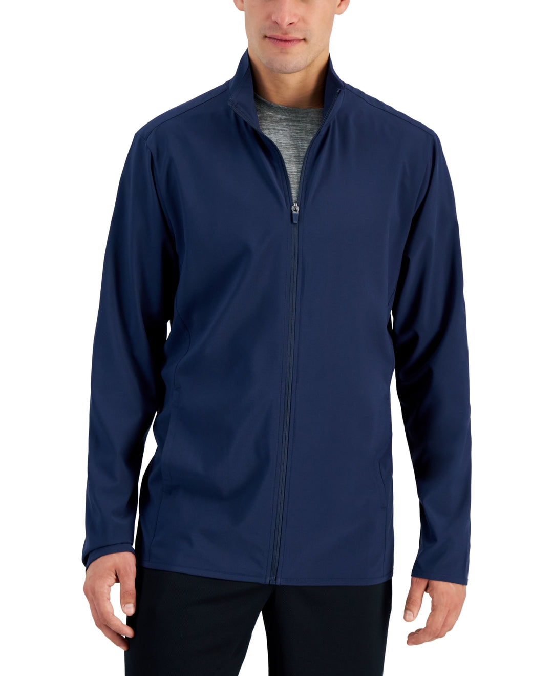 ID Ideology Men's Moisture Wicking Full Zip Jacket Blue Size XX-Large